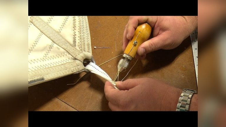 How To Sew Canvas By Hand