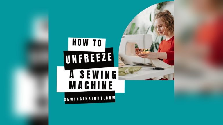 How To Unfreeze A Sewing Machine