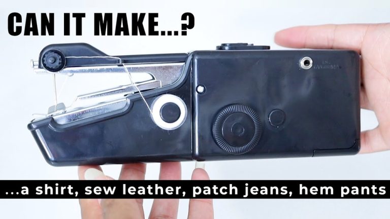 Handheld Sewing Machine for Hemming Pants | Quick Fixes
